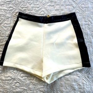 High-waisted shorts